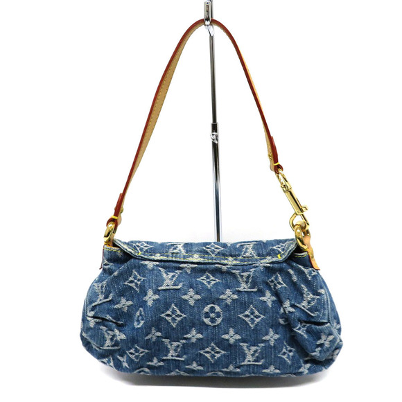 Louis Vuitton Mini Pleaty Monogram Denim Jacquard Weave Blue Handbag - Picture 2 of 11